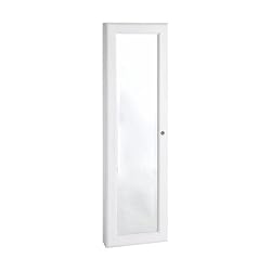 SEI Wall-Mount Jewelry Mirror, Frosty White