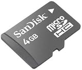 SanDisk 4GB Micro SD SDHC Memory Card for your Samsung D900 / E900 / F480 Tocco / G600 / G800 / U600 / U700 / U900 SOUL / P520 ARMANI Mobile Phone