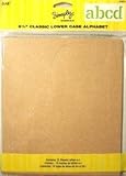 5 LOWERCASE ALPHABET PAPER STENCIL - CASE PACK OF 24