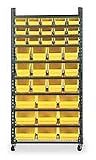 Storelogic 1UGK7 Bin Storage Rack, Single Sided, W 33, D 15