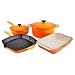 Le Creuset Enameled Cast-Iron 14-1/4-Inch Oval Au Gratin, Flame