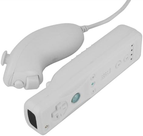 eForBuddy Silicone Skin Soft Case for Nintendo Wii Remote and Nunchuk, White
