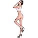 Women Sexy lingerie Open Crotch Stockings Pantyhose Bodystocking (fresh)
