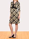 31iRESiTyWL. SL160  Motherhood Maternity: 3/4 Sleeve Faux Wrap Maternity Dress