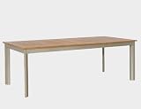 Siena Garden Reno Tisch 150/210x90 Gestell: Alu champagner/Teakplatte
