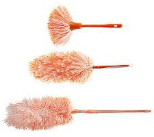Don Aslett's Set of 3 Microfiber Dusters w/ Extension Pole