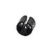 We-buys Black Garment Hanger White Print Coat Sizer PS Size Marker Letter Tags 100 Pcs