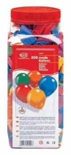 Everts Ballon 405003 - 500 Luftballon bunt sortiert in Dose Preisvergleich