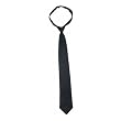 Black Hoop Loop Fastener Breakaway Police Issue Necktie
