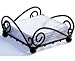Kitchen & Housewares : HOLDER NAPKIN SCROLL BLK
