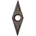 Sandvik Coromant CoroTurn 107 Carbide Turning Insert, VBMT Style, 35 Degree Diamond Shape, PF Chipbreaker, GC4225 Grade, Multi-Layer Coating