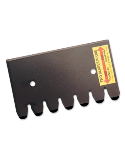 Bully Tools 91150-L Roof Ripper Replacement Blade with Tooth and Straight Edge