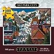 Ski Park City Dowdle Folk Art 500 Piece Puzzle