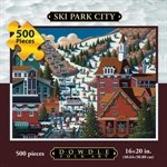 Ski Park City Dowdle Folk Art 500 Piece Puzzle
