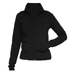 Solid Black Spandex Practice Jacket for Girls, Youth Sizes