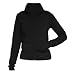 Solid Black Spandex Practice Jacket for Girls, Youth Sizes