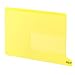 Smead End Tab Vinyl Out Guide, Letter, Yellow, 25 per Box (61956)