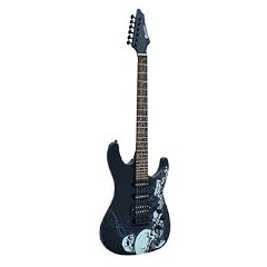DIMAVERY FR-530 E-Gitarre, S&C, matt sw