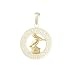 Ster Silver & 14K Gold Sint Maarten N.A. Circle Pendant