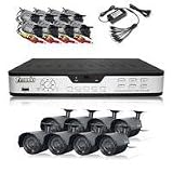 Zmodo PKD-DK0865-500GB H.264 Internet & 3G Phone Accessible 8-Channel DVR with 8 Night Vision Cameras and 500 GB HD
