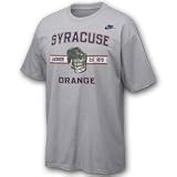 Syracuse Orange Nike Short Sleeve T-Shirts - Lacrosse Helmet