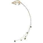 Tourmaline Hair Jewel 01 Watermelon Pink Green Faceted Gemstone Crystal Healing Silver Heart Clip Extension 12.5