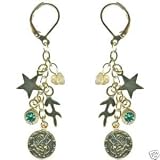 Kirks Folly Crystal Star Gazer Earrings Sagittarius Zodiac