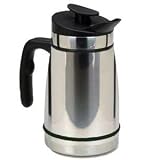 Vacuum Table Top French Press; Wide Base 20 oz Chrome