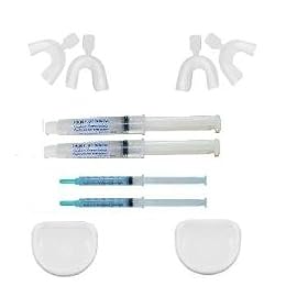 Professional at Home Teeth Whitening Kit with 36% Maximum Strength Whitening Gel 20ml, for 2 People with Remineralization Gel (Enamel Booster) By TOUCH OF WHITE SMILE