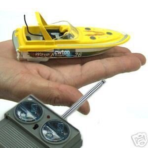 Childrens Toyshop  Toys : Radio Control Toy Racing Speed Boat RC Mini Speedboat