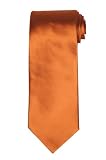 Clemson Tie Clemson University Solid Orange Necktie