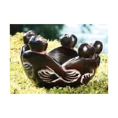 Rucherschale Gebende Hnde Braun ca 7,5 cm x 12,5 cm - Symbol fr Geben und Empfangen, Einheit und Verbundenheit