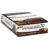 Promax High Energy Snack Bar, Double Fudge Brownie 18 - 0.69 oz (19.5 g) bars [12.42 oz (351 g)]
