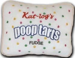 Watch Your Step Productions Poop Tart Squeaky Dog Toy