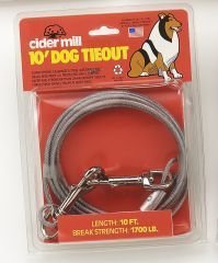 Petmate 1700-Pound Break Strength Tieout Cable, 10-Feet