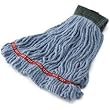 Rubbermaid-Blue Small Webfoot Shrinkless Mop 1" (A25106BL) Category: Wet Mops