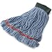 Rubbermaid-Blue Small Webfoot Shrinkless Mop 1" (A25106BL) Category: Wet Mops