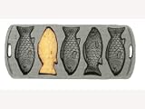 John Wright Fish Muffin Pan 12-in.