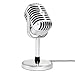 COSMOS ® Silver Retro Classic Elvis Style Mini 3.5mm Flexible Microphone Mic for PC Macbook pro/Laptop/PC/Desktop computers/Skype/VOIP/MSN/Yahoo   Cosmos cable tie