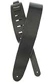 Planet Waves Classic Leather Guitar Strap, Black
