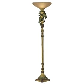 Kathy Ireland Playful Parrots Torchiere Floor Lamp by Kathy Ireland