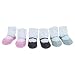 Dimples Little Miss Baby Star Three Pairs Sparkle Mary Jane Socks, 0-12 Months