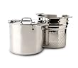 All Clad Stainless Steel Pasta Pentola with Insert