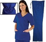 Medical Scrubs - Women's Mock Wrap/Flare Pant Set