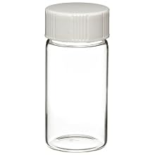 Wheaton Glass Liquid Scintillation Vial, with Urea Polyethylene Disc Lined Screw Cap Attached