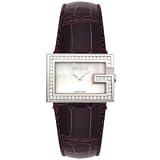 Gucci Watches - Gucci Series 100 Ladies with Diamond Bezel Mother of Pearl WoMens Watch by Gucci
