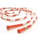 10ft Segmented Skip Rope Red/White(price/each), Beaded, Jump Ropes, Fitness