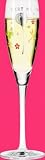 Review Ritzenhoff Tableware  / Champagne Glass, Pearls, Red Blooms, Designer Color Enamel Prosecco Flute in Gift Box