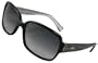 Coach Sunglasses, Eva S436, Black Frame/ Fade Grey Lenses/ Crystals