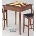 6 in 1 Hamilton Pub Square Table Cherry